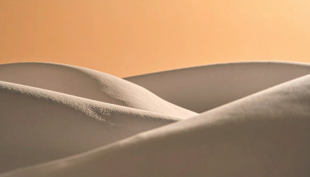 Macro close up of natural soft white linen folds with gentle shadow patterns, minimal abstract calm concept, natural diffused lightの素材