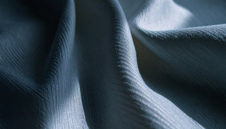 Macro close up of natural soft white linen folds with gentle shadow patterns, minimal abstract calm concept, natural diffused lightの素材
