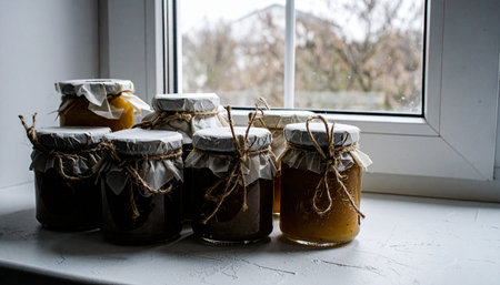 Rolled beeswax wraps tied neatly with natural jute string on white textured background, minimalist zero waste food storage concept, no humans, no text.の素材