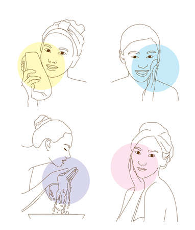 woman body vector のイラスト素材