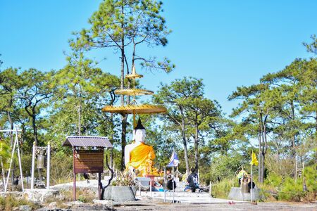 Buddha statue in the parkの写真素材