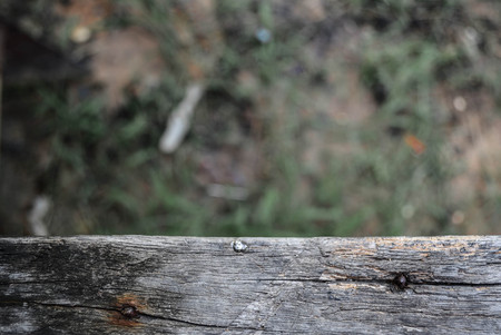 Old wooden background for text black and whiteの写真素材