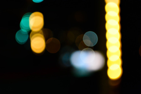 Bokeh background black bright color varietyの写真素材
