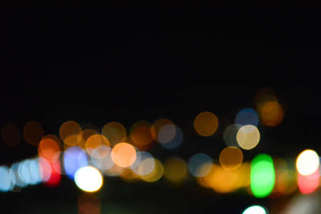 Bokeh background black bright color varietyの写真素材