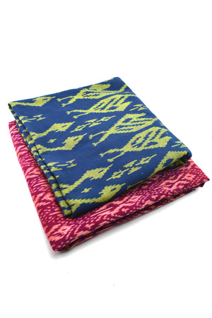 sarong isolated on whiteの写真素材