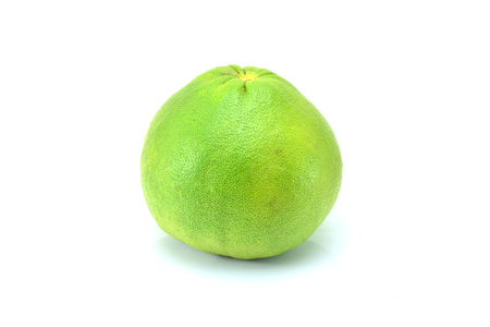 Pomelo fruit on white backgroundの写真素材