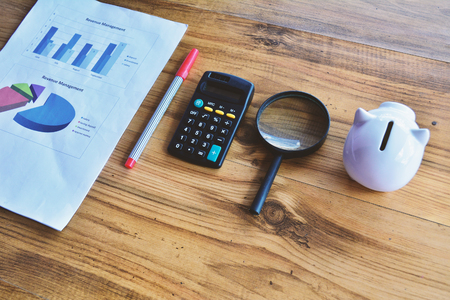 business and savings money financial conceptの写真素材