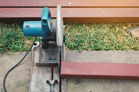 Steel cutter machineの写真素材
