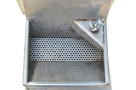 water tap on a white backgroundの写真素材