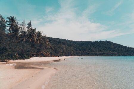 View of the sea and the beach.の写真素材