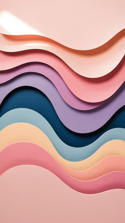 3D abstract paper art style, design layout for business presentations, flyers, posters, printsration, cards, brochure cover. Paper cut background. Abstract realistic paper decoration for designの素材