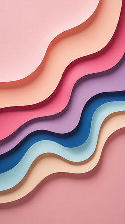 Paper art style. Abstract paper carve template background,for book cover.の素材