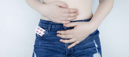 Tablets for pain during menstruation. Pain during menses. The concept of critical days for a woman....