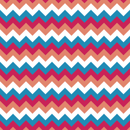Zigzag seamless pattern - abstract colorfull geometric texture. Fashion graphics. Graphic style for wallpaper, in textiles, for book design, website background, and other print production. Vectorのイラスト素材