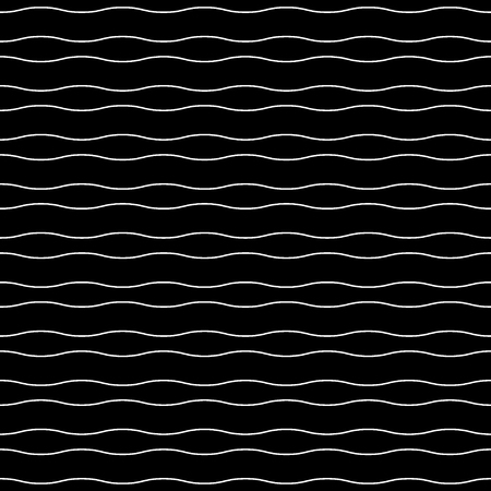 Wavy stripes seamless pattern.のイラスト素材