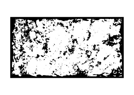 Grunge frame texture white and black. Sketch border abstract to Create Distressed Effect. Overlay Distress creased monochrome design. Stylish modern background for print products. Vector illustrationのイラスト素材