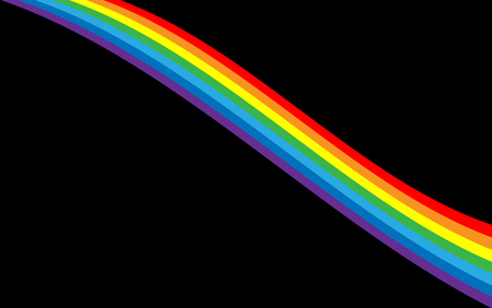 Rainbow icon.のイラスト素材