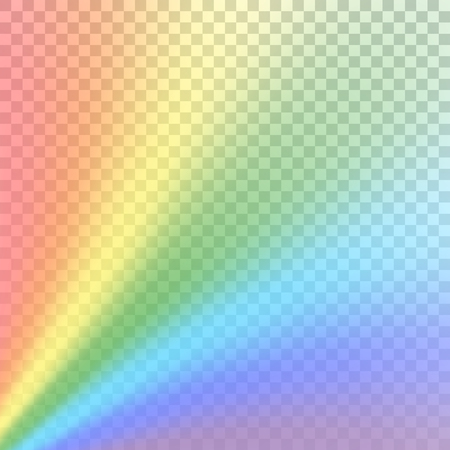 Rainbow gradient on white transparent background. Color rainbow abstract mesh. Colorful bright soft design. Vibrant smooth blur. Light effect. Vector illustrationのイラスト素材