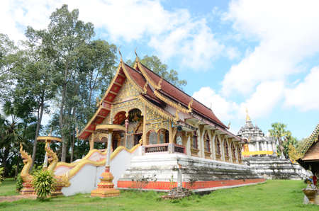 wat Phra yuen : one of the famous place in Lamphun, Thailand.の写真素材