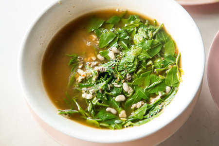 Sweet Vegetable Soup with Ant Eggsの写真素材