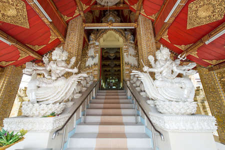 the very beautiful temple of Wat Sanpayang Luang, Lamphun, Thailand