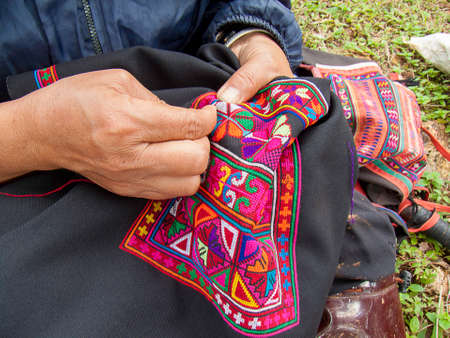 Tribal embroidery