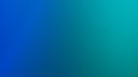 Abstract blue and turquoise gradient background. Blurred background.