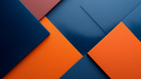Colorful abstract background of geometric shapes. Minimalism concept.