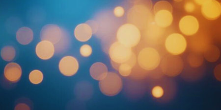 Abstract bokeh background. Festive background with defocused lights.