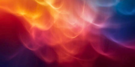 abstract background, multi-colored smoke on a dark background.