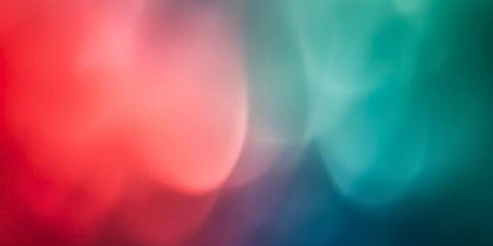 abstract colorful background with bokeh defocused lights and shadowの写真素材