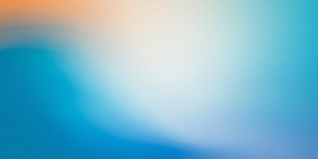 abstract background of blue and orange colors with copy space for text