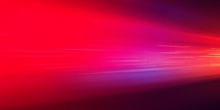 Abstract background with red and blue rays of light. Motion blur.