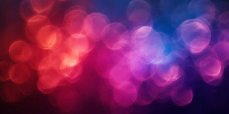 Abstract bokeh background. Colorful defocused lights background.