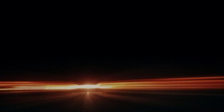 Futuristic abstract background with speed motion blur effect. 3d rendering