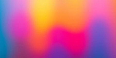 Abstract blurred background with pink, yellow and blue colors. Abstract background for design.