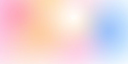 Abstract blurred gradient background. Colorful smooth banner template with copy space.