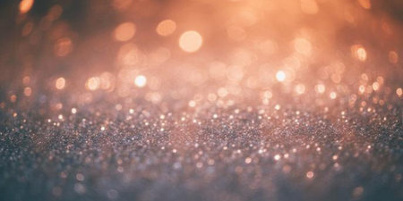Abstract bokeh background. Festive background with defocused lights