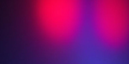 abstract background with purple, blue and pink neon light spots.