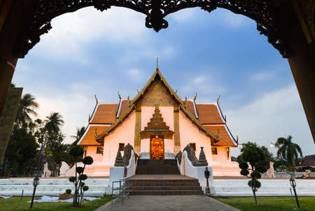 Thailand Temple - Wat Phumin in Nan Province, northern Thailandの写真素材