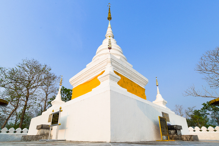 Nan province, Thailand : 12 Apr 2014 - Wat Pra That Kao Noi is landmark and view point in Nan province,northern Thailandのeditorial素材