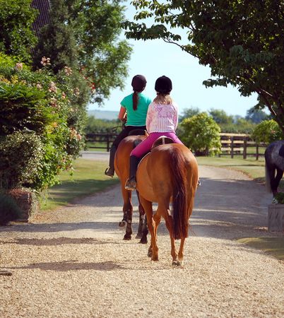 Out for a hackの写真素材