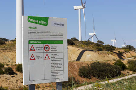 Wind farm in the south of Spain