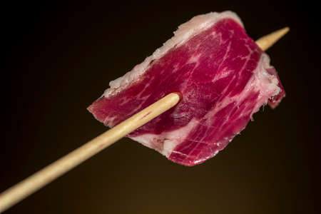 Iberian ham sliceの写真素材
