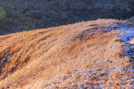 In winter, snow Wugongshan full, very cold.の写真素材