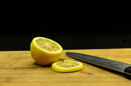 Sliced lemonの写真素材