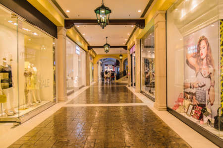 Mall corridor in The Venetian Casinoのeditorial素材