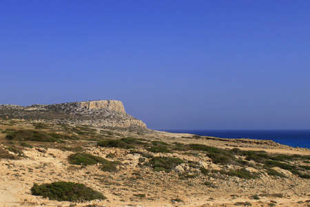 Cape of the Greek, Mediterranian sea, Ayia Napa, Cyprusの写真素材