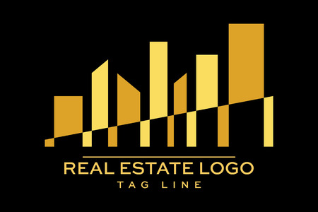 Real Estate Logoのイラスト素材