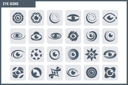 Eye Icon Setのイラスト素材
